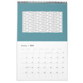 フラワーオブライフ – マンダラインドスタイル1 カレンダー (1月 2026)