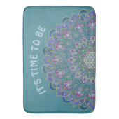 フラワーオブライフ – マンダラインドスタイル1 バスマット (正面縦)