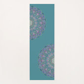 フラワーオブライフ – マンダラインドスタイル1 ヨガマット (正面)