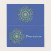 フラワーオブライフ – マンダラインドスタイル1 名刺 (外部フラット)