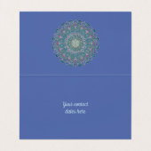 フラワーオブライフ – マンダラインドスタイル1 名刺 (内部フラット)