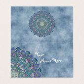 フラワーオブライフ – マンダラインドスタイル1 名刺 (外部フラット)