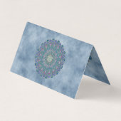 フラワーオブライフ – マンダラインドスタイル1 名刺 (裏面)