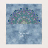 フラワーオブライフ – マンダラインドスタイル1 名刺 (内部フラット)