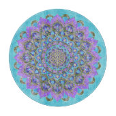 フラワーオブライフ – マンダラインドスタイル2 カッティングボード (正面)