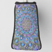 フラワーオブライフ – マンダラインドスタイル2 ゴルフヘッドカバー (回転90)