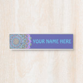 フラワーオブライフ – マンダラインドスタイル2 サインプレート (正面)