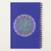 フラワーオブライフ – マンダラインドスタイル2 ノートブック (裏面)