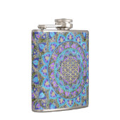 フラワーオブライフ – マンダラインドスタイル2 フラスク (右)