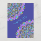 フラワーオブライフ – マンダラインドスタイル2 ポストカード (正面)