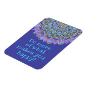 フラワーオブライフ – マンダラインドスタイル2 マグネット (左側)