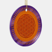 フラワーオブライブ/日当たりの良いデザイン | lila waves セラミックオーナメント (右)