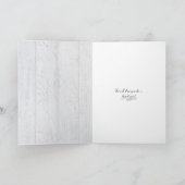 フラワーオンピンク水玉模様ボウ感謝していユー カード (内部)