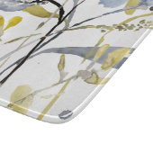 フラワーオーバーレイ – 水彩パステル花 カッティングボード (角)