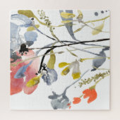 フラワーオーバーレイ – 水彩パステル花 ジグソーパズル (縦)