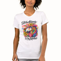 フラワーカウガールTシャツ 教師用ロデオシャツ