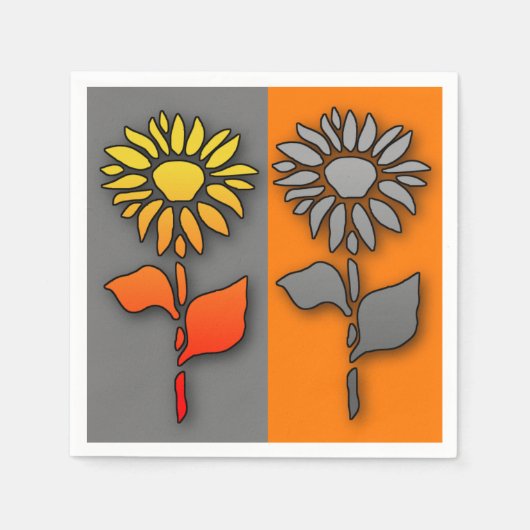 フラワーカクテルナプキンス スタンダードカクテルナプキン (正面)