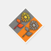 フラワーカクテルナプキンス スタンダードカクテルナプキン (角)