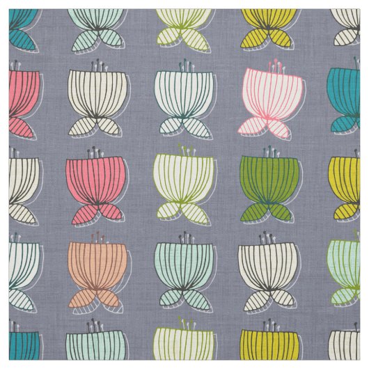 フラワーカップアメジスト ファブリック (見本)