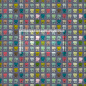 フラワーカップアメジスト ファブリック (タイル)