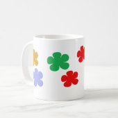 フラワーカップ コーヒーマグカップ (正面左)
