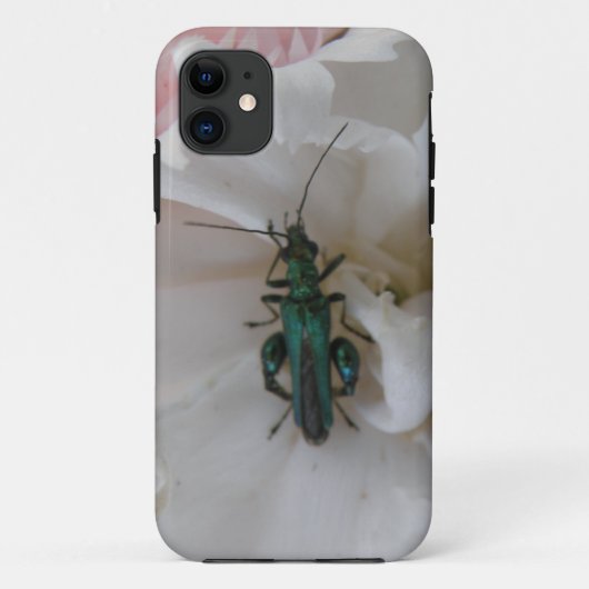 フラワーカブトムシiPhone 5ケース Case-Mate iPhoneケース (裏面)