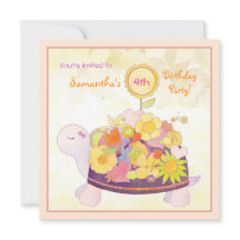 フラワーカメ子供の誕生日パーティー