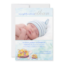 フラワーカメ男の赤ちゃん誕生のお知らせ