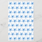 フラワーカラフルデザイン編集可能テンプレートフライヤー チラシ (裏面)