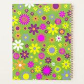 フラワーカラフルフローラウィークリーパンナーブック プランナー手帳 (裏面)