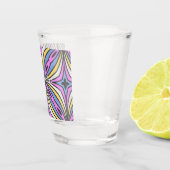 フラワーカラフル花びらサンダー_コーブ ショットグラス (右)