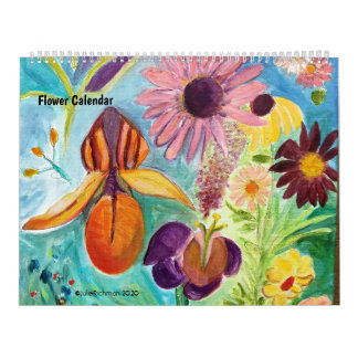 フラワーカレンダーオリジナルスケッチ カレンダー