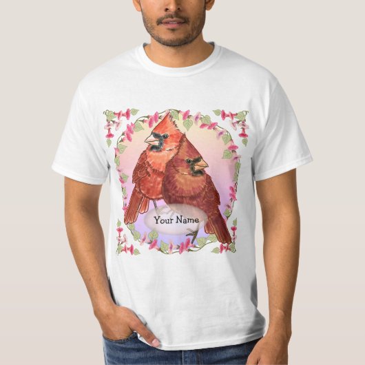 フラワーカーディナル Tシャツ (正面)