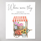 フラワーカートをテーマにしたブライダルシャワー。彼らはどこにいた ポスター (正面)