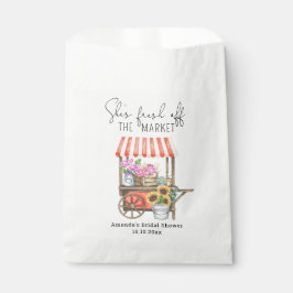 フラワーカートブライダルシャワー フェイバーバッグ