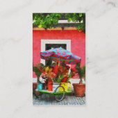 フラワーカートSan Juan，プエルトリコ 名刺 (裏面)