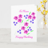 フラワーカードムーム カード (黄色い花)