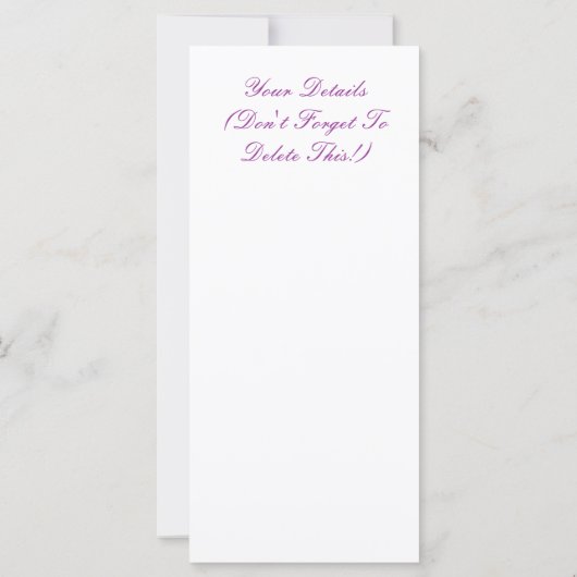 フラワーカード (裏面)