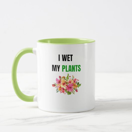 フラワーガーデニングマグカップ 植物好き コーヒーマグ マグカップ (左)
