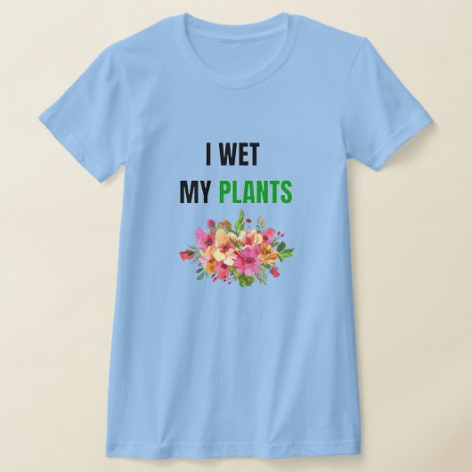 フラワーガーデニングTシャツ 植物好きのための服 花 Tシャツ (レイダウン)