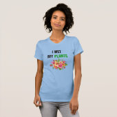 フラワーガーデニングTシャツ 植物好きのための服 花 Tシャツ (正面フル)