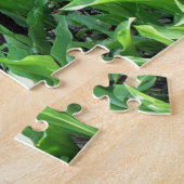 フラワーガーデンさびた車輪およびポンプ ジグソーパズル (側面)