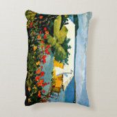 フラワーガーデンとバンガローバイウィンスローホーマー アクセントクッション (裏面(縦))