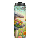 フラワーガーデンのアルマジロ タンブラー (正面)