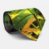 フラワーガーデンのペパーミントツイストフロックス ネクタイ (ロール)