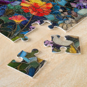 フラワーガーデンの一角獣 ジグソーパズル (側面)