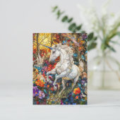フラワーガーデンの一角獣 ポストカード (スタンド正面)