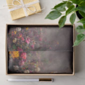 フラワーガーデンの不気味なスカルデコップティッシュパパップ 薄葉紙 (ギフト)