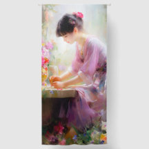 フラワーガーデンの少女