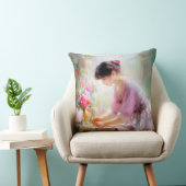 フラワーガーデンの少女 クッション (椅子)